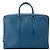 Louis Vuitton Valigetta in pelle Epi Blu