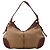 Céline Celine Bolsa de ombro em canvas Monogram e couro de crocodilo Marrom Monograma
