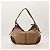 Céline Celine Bolsa de ombro em canvas Monogram e couro de crocodilo Marrom Monograma - vista 4