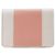Autre Marque Elleme Cartera Compacta de Piel Blanca y Rosa Blanco