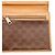 Céline Celine Monogram Canvas Bi-Fold Wallet Brown - view 8
