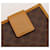 Céline Celine Triomphe Canvas Bi-Fold Portemonnaie Braun  - Ansicht 6