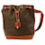 Céline Borsa a secchiello Celine in pelle Marrone  - vista 1