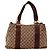 Gucci Borsa Tote GG Monogram in Tela e Pelle Marrone Beige