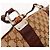 Gucci Borsa Tote GG Monogram in Tela e Pelle Marrone Beige - vista 6