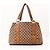 Gucci Borsa Bamboo in Tela Monogram GG Marrone Monogramma - vista 3