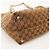 Borsa Tote Gucci in Tela Monogramma GG Marrone Beige - vista 7