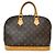 Borsa Louis Vuitton Alma Monogram Canvas PM Marrone