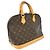 Borsa Louis Vuitton Alma Monogram Canvas PM Marrone - vista 2