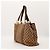 Gucci Borsa Bamboo in tela Monogram Marrone - vista 2