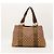 Gucci Borsa Bamboo in tela Monogram Marrone - vista 3