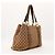 Gucci Borsa Bamboo in tela Monogram Marrone - vista 4