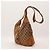 Gucci Jackie Borsa Hobo Tela Monogramma GG Marrone Beige - vista 2