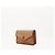 Céline Celine Clutch Triomphe em Lona Marrom Bege - vista 2