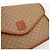 Céline Celine Clutch Triomphe em Lona Marrom Bege - vista 6