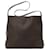 Céline Celine Borsa Hobo Triomphe Canvas Marrone Nero  - vista 1