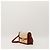 Céline Piccola Borsa Triomphe in Tela e Pelle di Vitello Marrone Beige - vista 3
