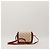 Céline Piccola Borsa Triomphe in Tela e Pelle di Vitello Marrone Beige - vista 4