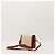Céline Piccola Borsa Triomphe in Tela e Pelle di Vitello Marrone Beige - vista 5