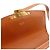 Céline Piccola Borsa Triomphe in Tela e Pelle di Vitello Marrone Beige - vista 9