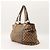Gucci Bolsa em Canvas Monograma com Alça de Bambu Marrom - vista 2