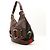 Gucci Borsa Hobo Horsebit Marrone - vista 2