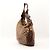 Gucci Borsa Hobo in Tela Monogramma GG e Bambù Marrone - vista 4