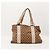 Gucci Monogram Canvas Bamboo Handle Tote Bag Brown Beige - view 4