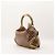 Gucci Borsa Hobo Monogram Bamboo Tassel Marrone D'oro - vista 4
