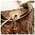 Gucci Borsa Hobo Monogram Bamboo Tassel Marrone D'oro - vista 7