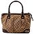 Gucci Sac Cabas GG Supreme Toile Monogramme et Cuir Marron