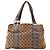 Gucci Borsa Shopper Monogram Canvas Bamboo Marrone Grigio