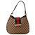 Gucci Borsa Hobo in Tela Monogramma GG Marrone Rosso Verde