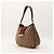 Gucci Borsa Hobo in Tela Monogramma GG Marrone Rosso Verde - vista 2