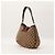 Gucci Borsa Hobo in Tela Monogramma GG Marrone Rosso Verde - vista 4