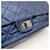 Chanel Classic Flap Medium Bag Navy Blue Lambskin - view 7