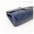 Chanel Classic Flap Medium Bag Navy Blue Lambskin - view 9