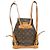 Louis Vuitton Vintage Montsouris Monogram Canvas MM Marron - vue 2