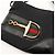 Gucci Borsa a tracolla Horsebit in tela Monogram Nero - vista 6