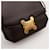 Céline Borsa Celine Triomphe in pelle Marrone - vista 6