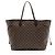 Louis Vuitton Damier Ebene Neverfull GM Tote Marrone