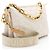 Borsa a tracolla Coussin PM in agnello goffrato Monogram Louis Vuitton Bianco - vista 2