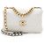 Gabrielle Bolsa de ombro Chanel Lambskin 19 Large Flap Branco