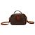 Céline Celine Borsa a tracolla in tela monogram Macadam e pelle Marrone Monogramma