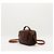 Céline Celine Borsa a tracolla in tela monogram Macadam e pelle Marrone Monogramma - vista 2