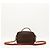 Céline Celine Borsa a tracolla in tela monogram Macadam e pelle Marrone Monogramma - vista 3