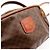 Céline Celine Borsa a tracolla in tela monogram Macadam e pelle Marrone Monogramma - vista 6