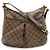 Bolso de hombro Louis Vuitton Damier Bloomsbury PM Castaño