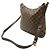 Bolso de hombro Louis Vuitton Damier Bloomsbury PM Castaño - vista 2
