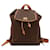 Céline Celine Monogramm-Canvas Rucksack Braun  - Ansicht 1
